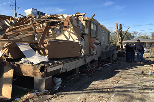 tornado damage